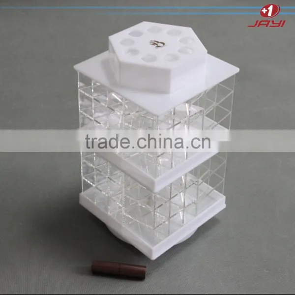 China Manufacturer Wholesale Desktop Rotating Acrylic Lipstick Organiser, Lipstick Display Stand photo-3