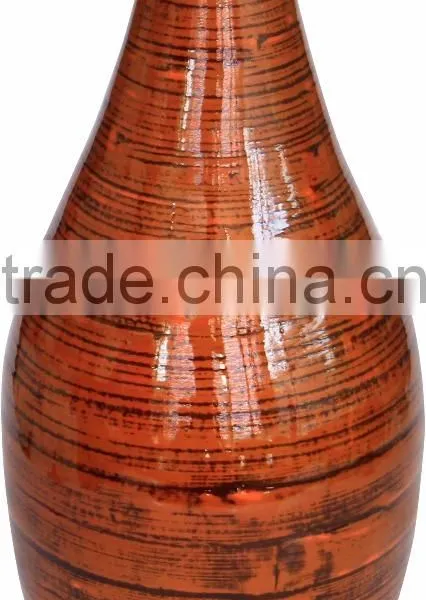 Spun Bamboo Vases, Decorative Flower Vases With Lacquer Finish photo-4