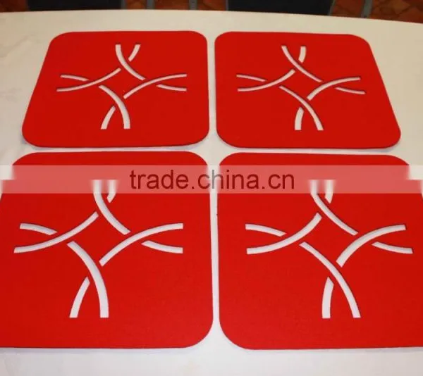 Hot Sale New Product for High Quality Felt Cup Coaster Dining Table Mat Made in China Wholesale on Website photo-2
