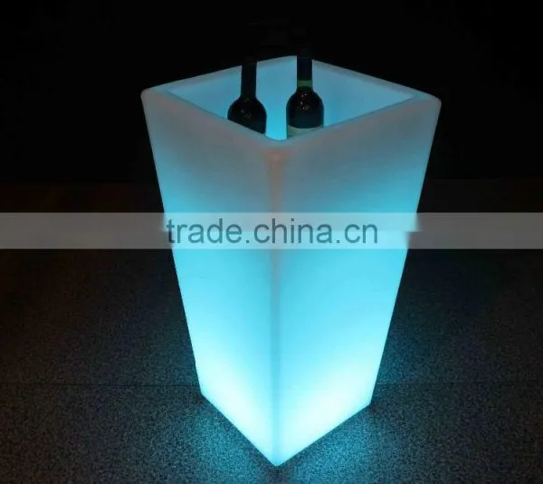 Led Lighted Flower Pots Plastic Flower Vase Home Decoration Pots photo-5
