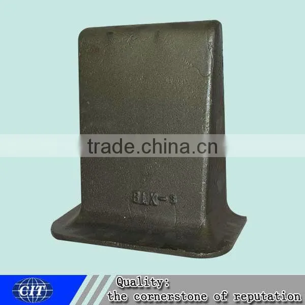 Carbon steel reinforcement inside seat