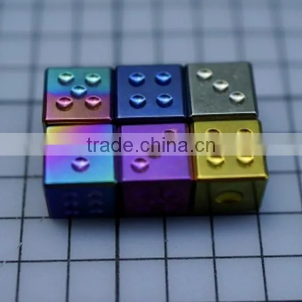 TK-3156 16MM Food Grade TC4 Titanium Dice for Bar Frozen Ice Cubes photo-2