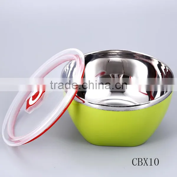 Stainless Steel Keep Food Fresh Bowl Without Lid photo-3