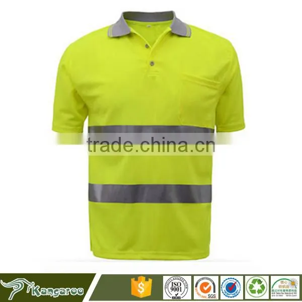100% Cotton Fabric High Visibility Polo Shirt photo-2