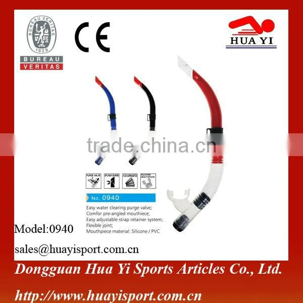 Wholesale Silicone Waterproof Full Dry Snorkel For Diving Waterproof photo-2