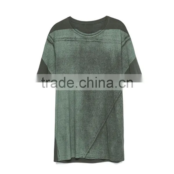 Custom t Shirt With Cheap Price 100% Cotton Breathable Fabric Big Size Mens Casual Teal t Shirts Factory Price t Shirt Wholesale photo-3
