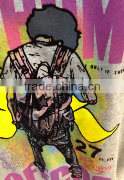 Customized Velvet Sublimation Heat Transfer Print Glue Back Coating photo-3