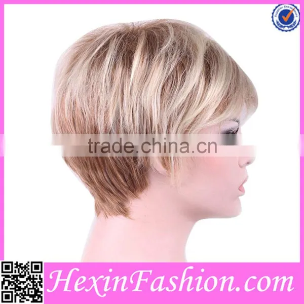 Hot Sale Wine Red Synthetic Hair Wig Wholesale photo-2