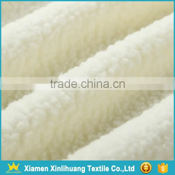 2017 New Style 100% Polyester Sherpa Knit Fabric for Online Wholesale photo-3