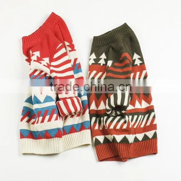 Wholesale Price Stock Children Knitting Sweater Knitwear With Pattern Little Kids Spring Clothings photo-4