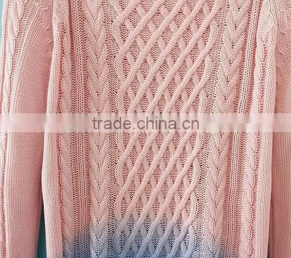 MGOO High Quality 2015 Brand Design Women Fashion Tie Dye Sweaters Long Sleeves Pullover Knitted Stock Brand Winter Clothing photo-5