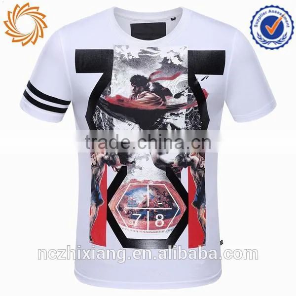 Mens 100% Polyester Sublimation Printing Mma t Shirt photo-2