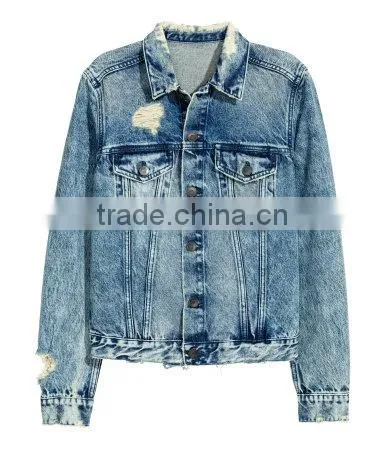 2017 New Arrival Wholesale Cheap Blue Denim Jacket Women photo-4