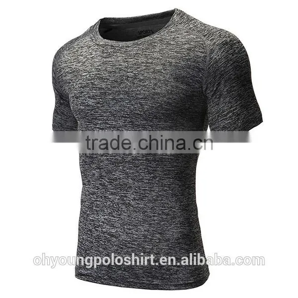 95%polyester 5%spandex Slim Fit Gym Clothing Mens Dri Fit T-shirt Running Tee Shirt Quick Dry Tshirt Onlie Shopping photo-6