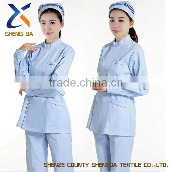 Durable Hospital White Design Nurse Uniform photo-3