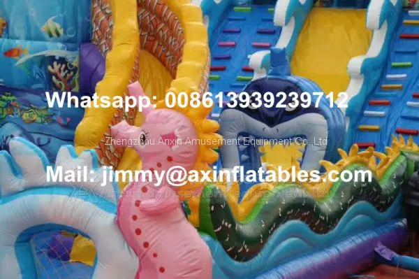 Factory Price 0.55MM PVC Outdoor Inflatable Play Equipments,Giant Children Inflatable Jumping Bouncer For Sale photo-5
