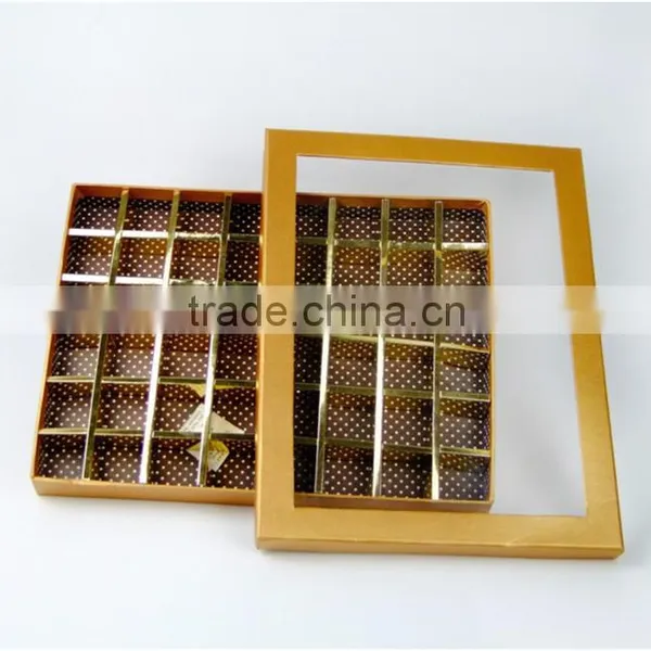 Window Box Packaging Chocolate Box Candy Box in Stock,boite de Chocolat photo-2
