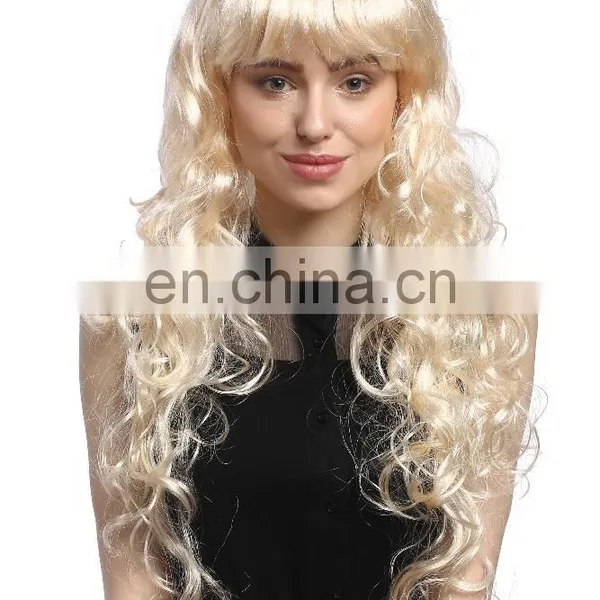 Party Blond Lady's Wigs P-W192 photo-6