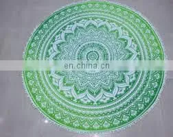 Yoga Mat Art Wholesale Lot Round Mandala Wall Hanging Beach Towel Indian Mandala Roundie Hippie Boho 72' Round Table Cover Throw photo-2