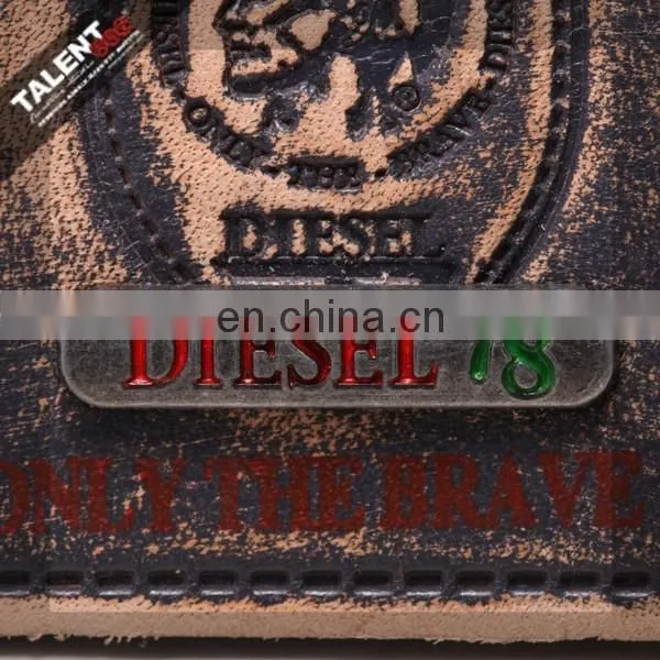 Free Design Fashion Logo Customized Special Metal Real Leather Badge Patch for Jeans photo-2