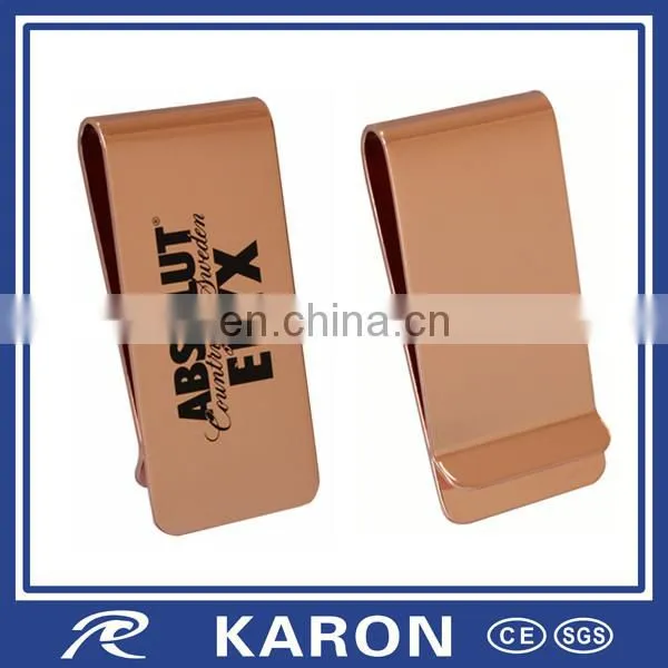 Personalized Stainless Steel Money Clip With Hanger photo-3
