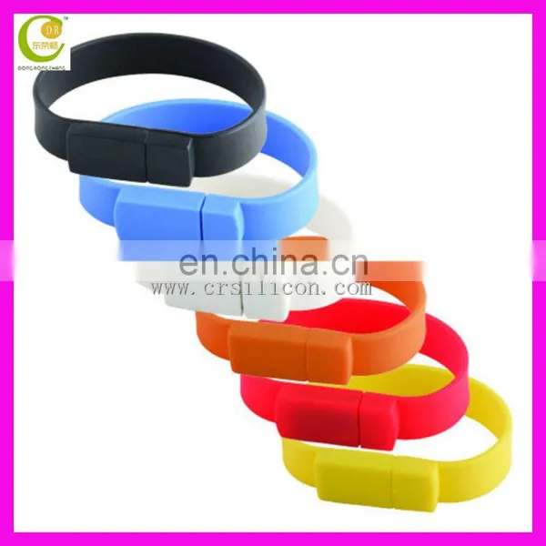 Promotional Wholesale Colorful Custom Silicone Usb Wristband 4gb Flash Drive With Free Sample photo-4