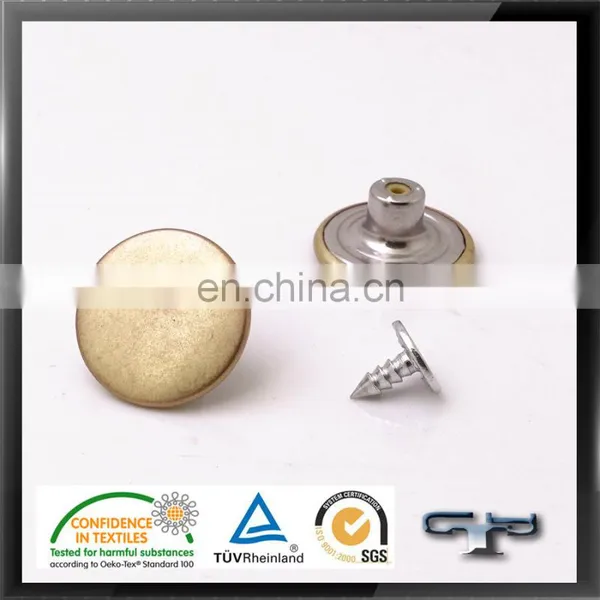 flat metal shank cheap button maker