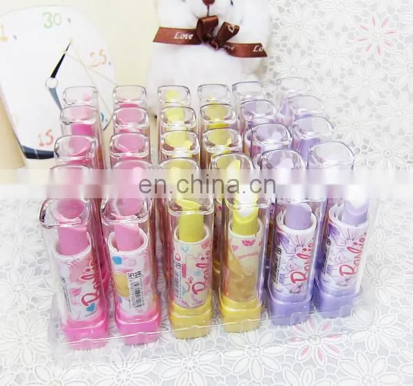 Lipstick Shape Eraser ECO-friendly Earser Children Funny Earser photo-3