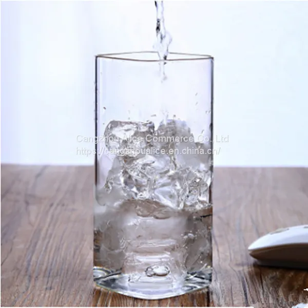 Comfortable High Quality Square Cheap Glass Water Cup photo-3