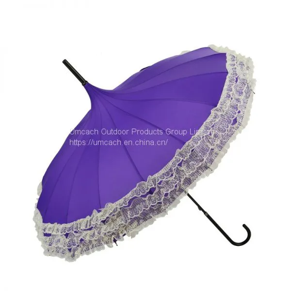 Princess Pagoda Umbrella With Lace