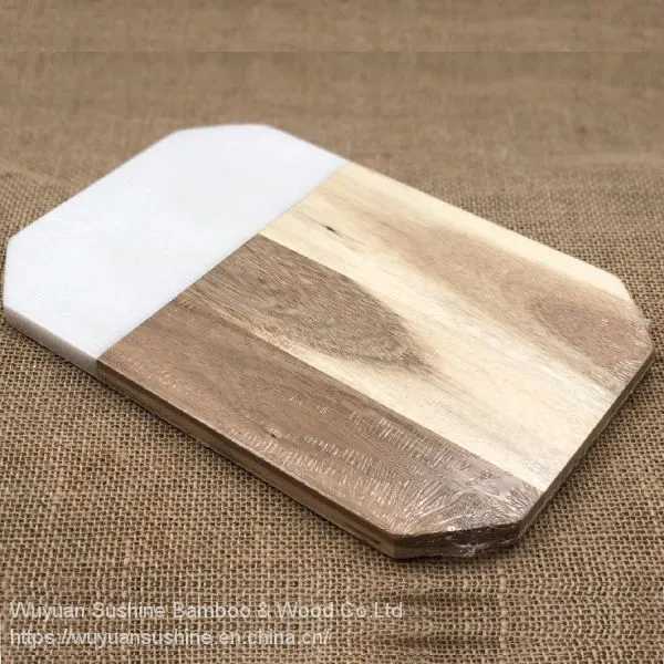 Marble With Wood Chopping Board photo-2