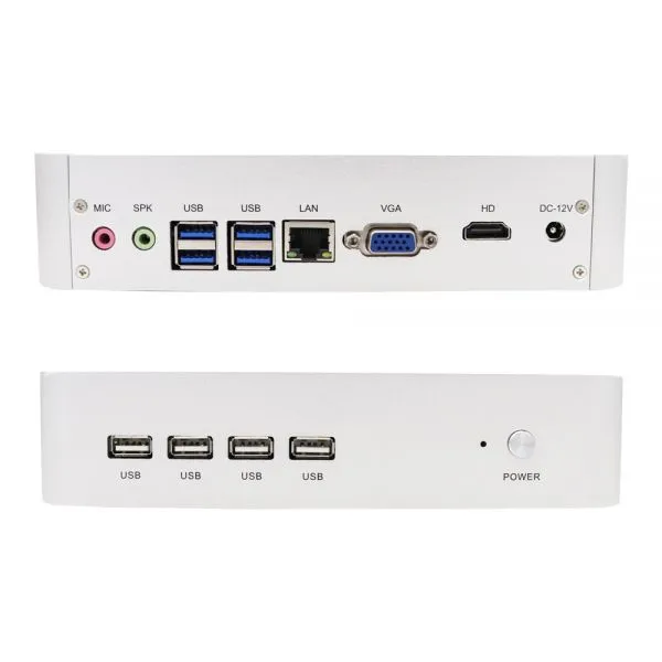 Eglobal Fanless Computer Freeshipping Mini PC Intel Core i3 7100U UHD Graphics 620 Support Max 16GB Memory Office Computer photo-2