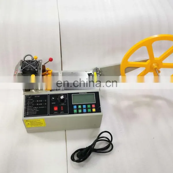 Computer Fabric Strip Ribbon Webbing Zipper Cutting Machine Hot Knife Webbing Ribbon Cutting Width 1-95mm photo-5