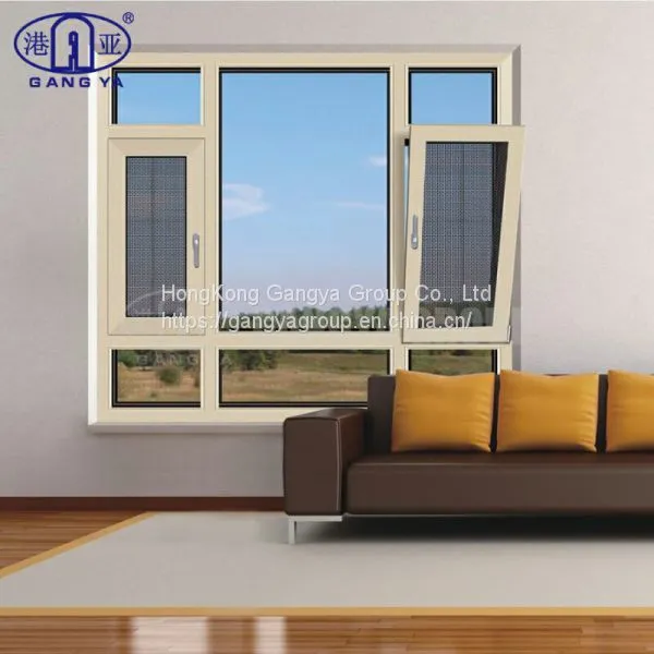 Aluminum Window Manufacturers Thermal Break Aluminium Casement Window With Tempered Glass