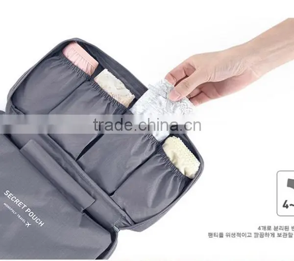 Portable Travel Drawer Dividers Closet Organizers Bra Underwear Storage Bag photo-6