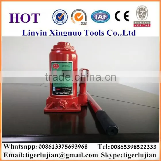 2016 Arrival Hot Selling in China Famous Brand Name Xingnuo 10-ton Capacity Hydraulic Red Color Bottle Jack/hydraulic Jack photo-4