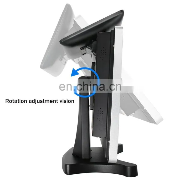 15'' Touch Screen All in One POS System Wifi/Dual Screen Cash Register/Built-in 8inch Customer Display Cashier POS Machine photo-5