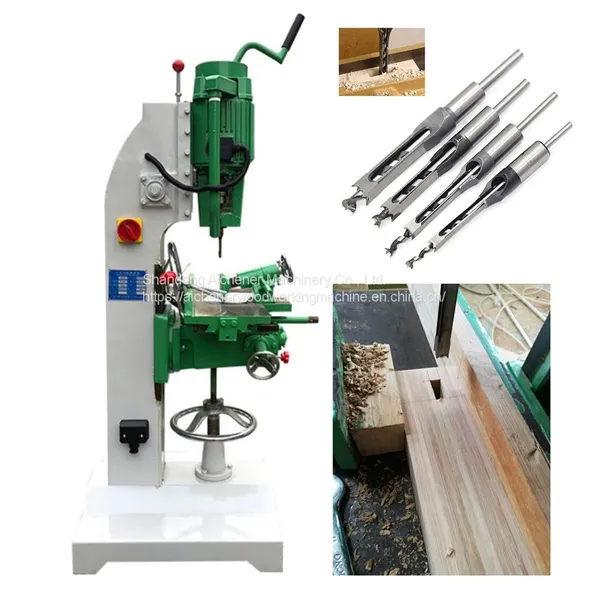 MZ1610 Woodworking Chain Mortiser Machine Square Hole Drilling Machine Chisel Mortising Machine