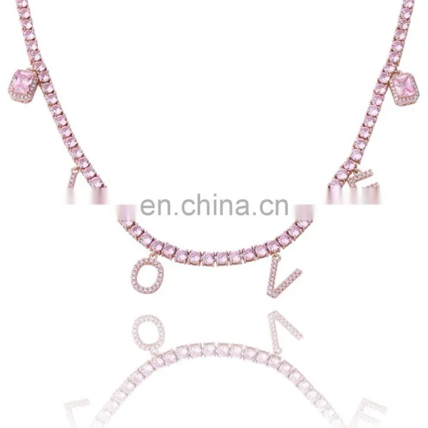 16inch Hip Hop Necklace, Jewelry Gold Diamond Iced Out Cuban Link Chain 4pcs Butterfly Necklace for Women/ photo-5