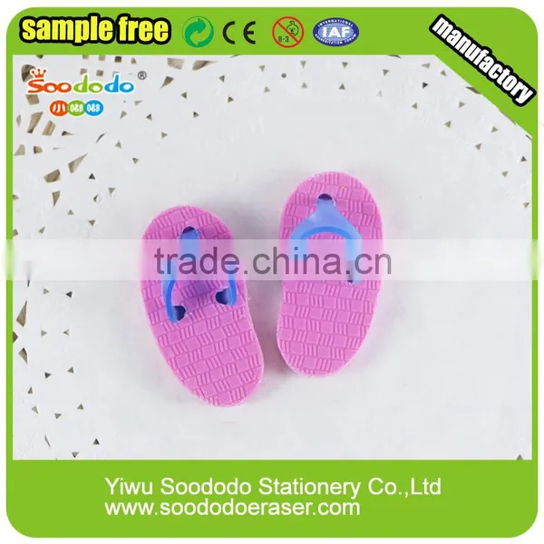 Yiwu Funny Erasers Slipper Shaped List of Funny Gifts 3D Japanese Eraser photo-3