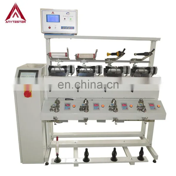 Making Tube Yarn Into Bobbin Yarn With Cone Winding Machine