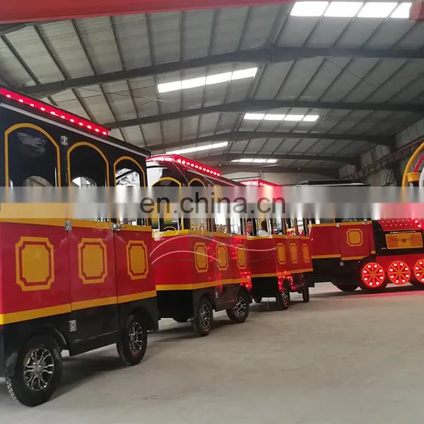 China Manufacturer Amusement Budworm Train Funny Park Battery Trackless Train For Sale photo-4