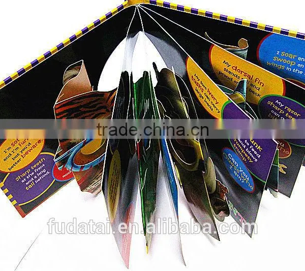 FDT Customizes Top Quality Kids 3D Pop up Book Printing photo-4