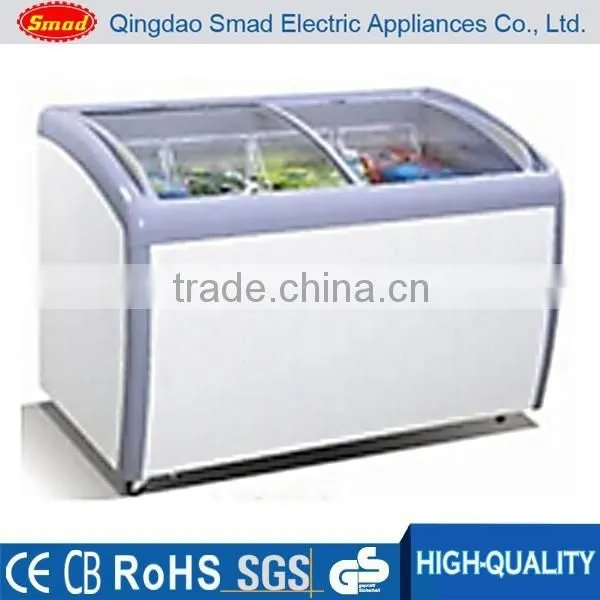 China Glass Door Refrigerated Display Fridge for Meat, Pizza,cake photo-3