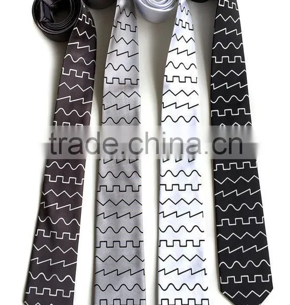 Oscillator Multi-Colored Easter Gift Silk Men Necktie photo-4