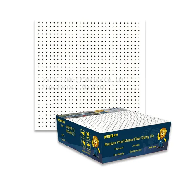Perforated Mineral Fiber Ceiling Slab Board photo-3