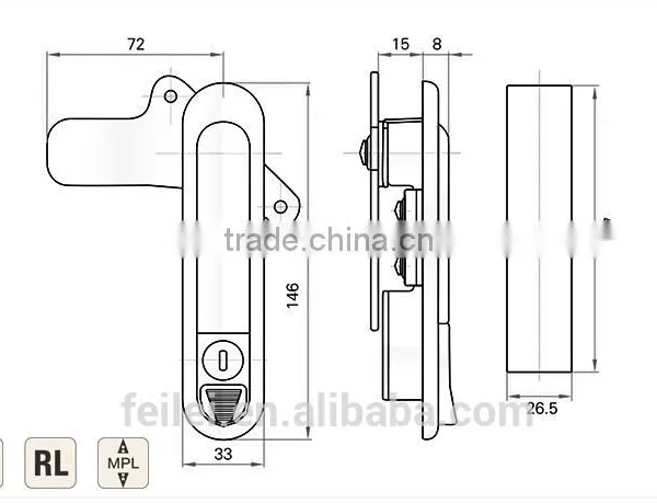 Factory Direct Selling Multi-point Panel Lock photo-6