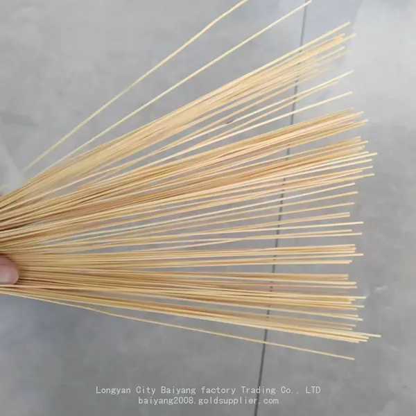 Factory Direct 8 Inch 9 Inch Length Round Natural Color Bamboo Stick For Marking Agarbatti Incense Sticks photo-3