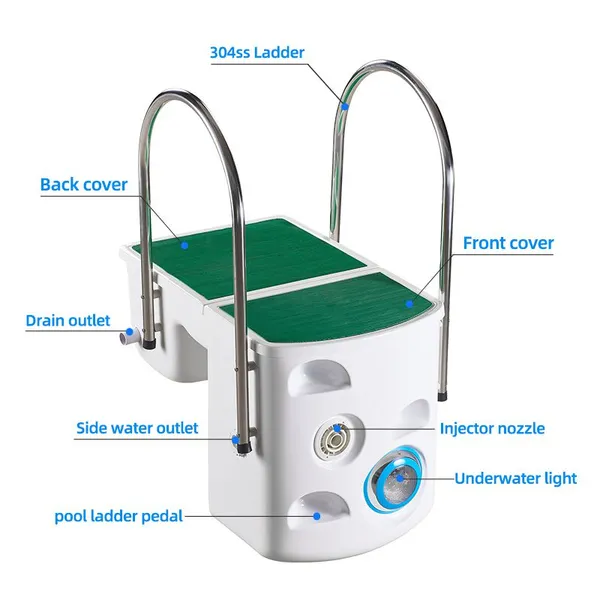 Wall-Mounted Swimming Pool Filter Pipeless Integrated System High Quality photo-6