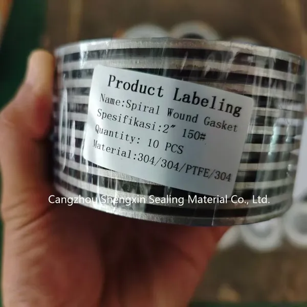 High Temperature and High Pressure Resistant Flange Gaskets, Metal Inner and Outer Ring Spiral Wound Gaskets, DN100 DN300 DN600 photo-5